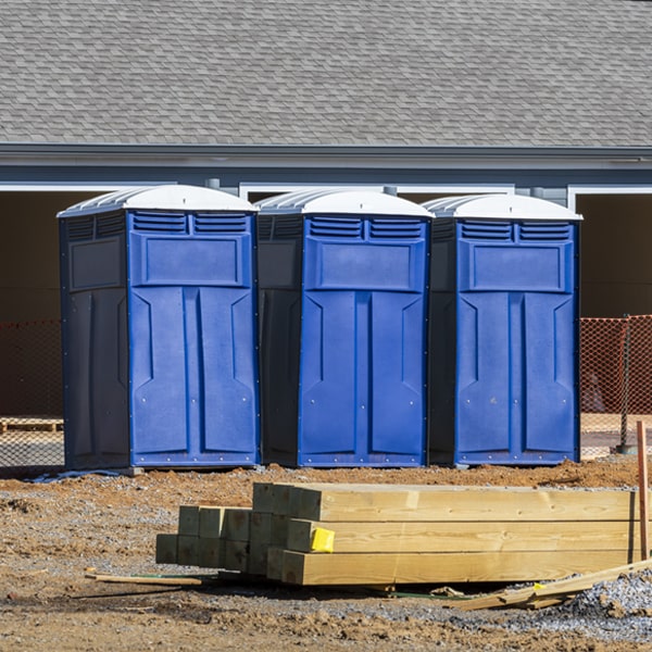 what is the cost difference between standard and deluxe porta potty rentals in Mellott IN